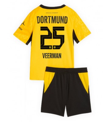 Borussia Dortmund Joey Veerman #25 Hjemmebanetrøje Børn 2026-27 Kortærmet (+ Korte bukser)
